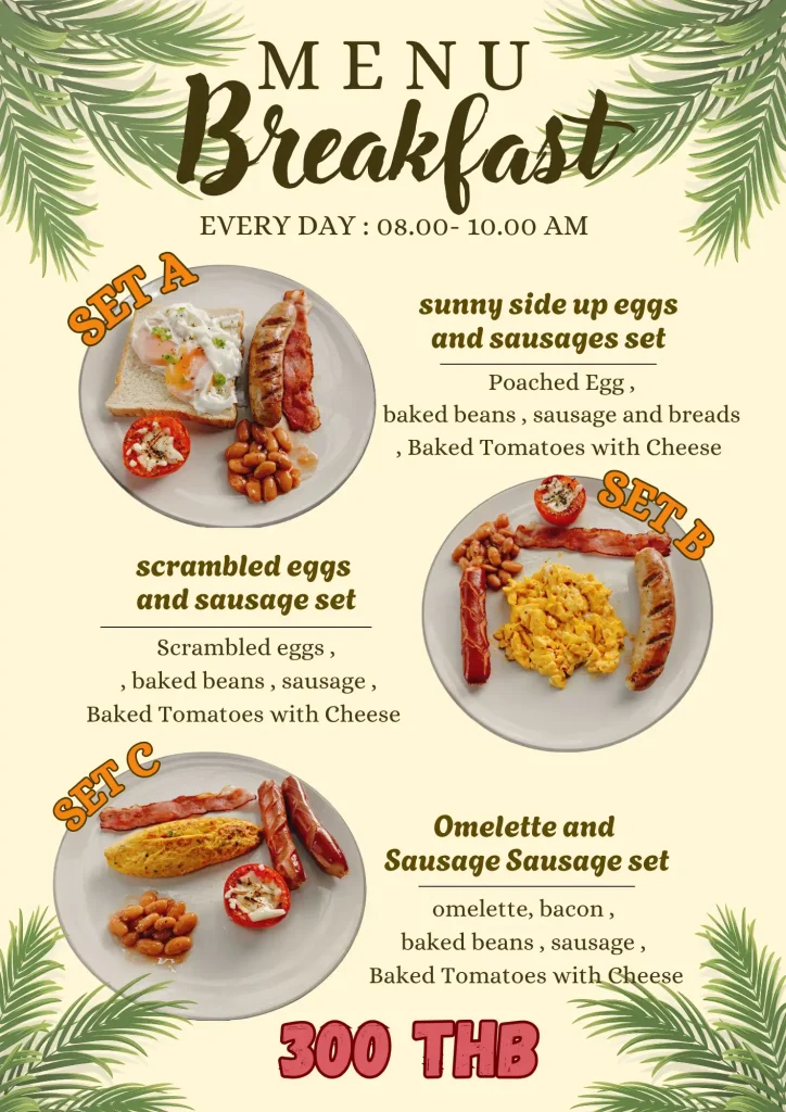 Ocean Gaze Thai Restaurant  Menu 1.1a-Ayany