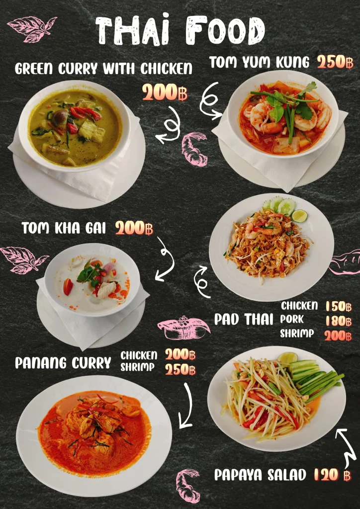 图片[3]-Ocean Gaze Thai Restaurant  Menu 1.1a-Ayany